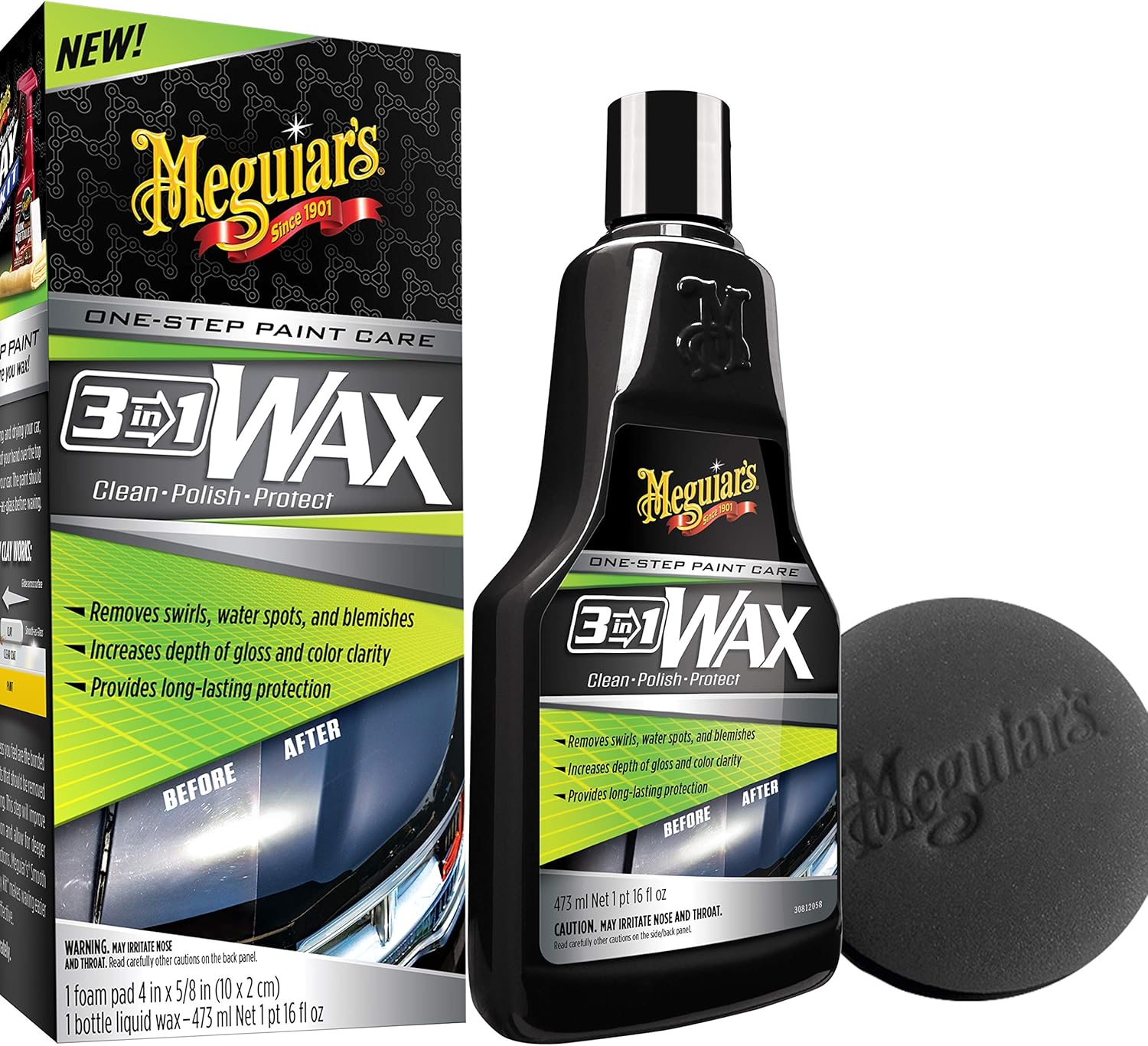 Meguiar’s 3-in-1 Wax – 473 ml (16 oz) - Image 4