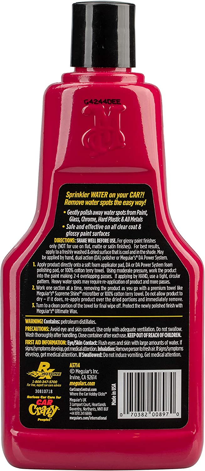 Meguiar’s Water Spot Remover & Multi-Surface Polish – 473 ml (16 oz) - Image 2
