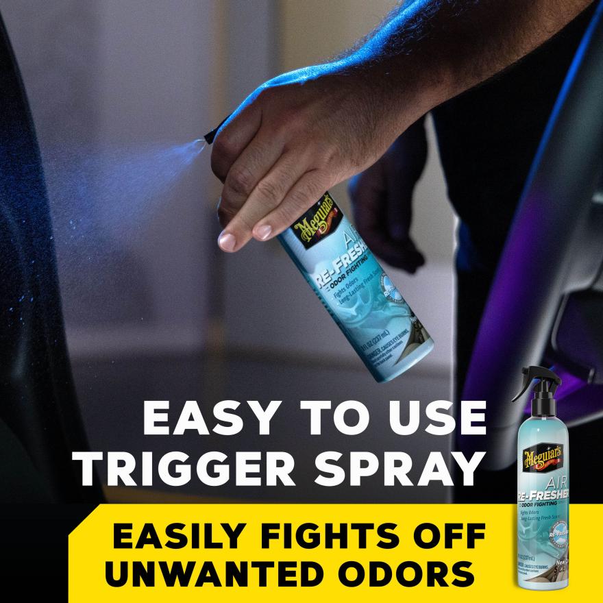 Meguiar’s Air Re-Fresher Odor Fighting Spray – New Car Scent – 237 ml (8 oz) - Image 8