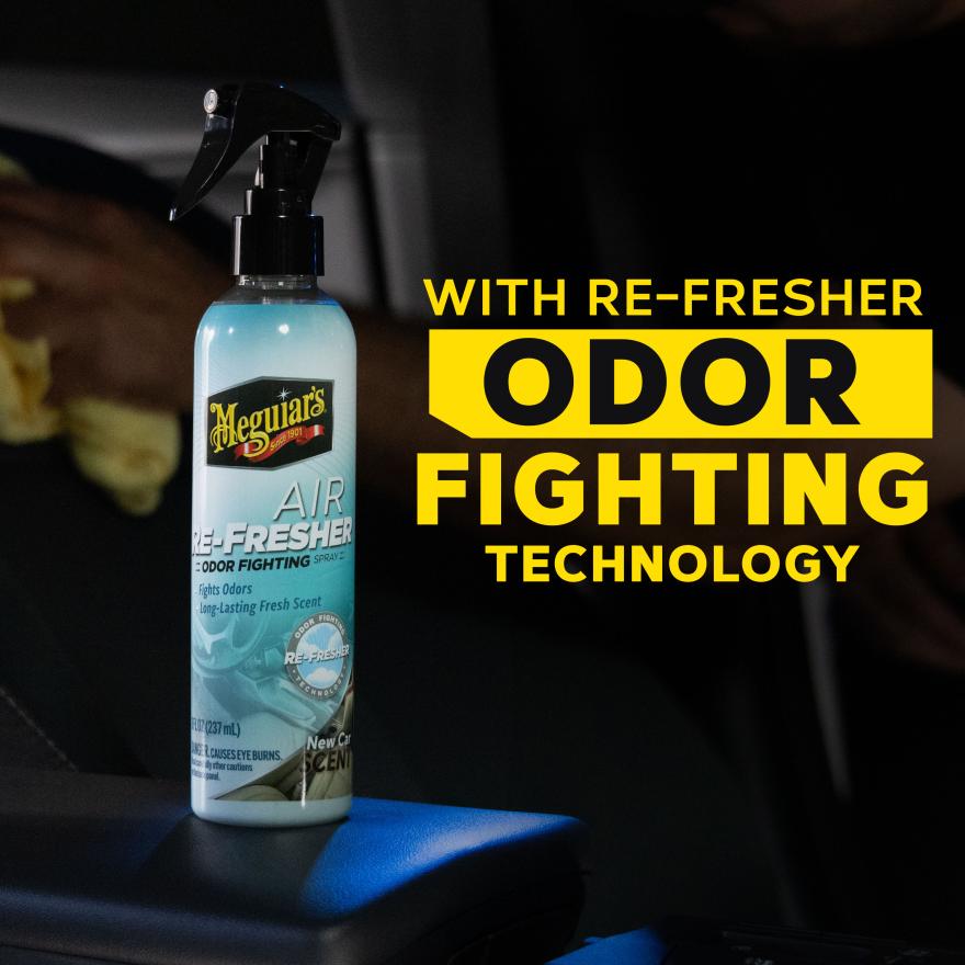 Meguiar’s Air Re-Fresher Odor Fighting Spray – New Car Scent – 237 ml (8 oz) - Image 5