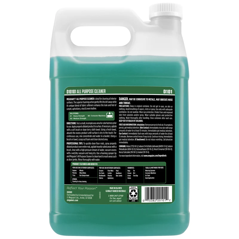 Meguiar’s Professional All Purpose Cleaner D101 – 3.79 L (1 gal) - Image 4