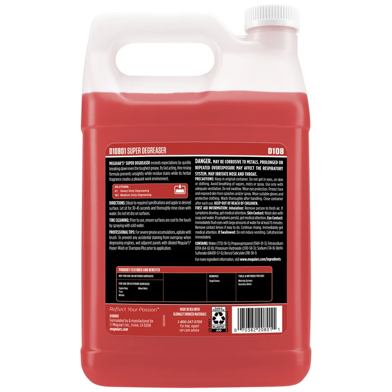 Meguiar’s Professional Super Degreaser D108 – 3.78 L (1 gal) - Image 3
