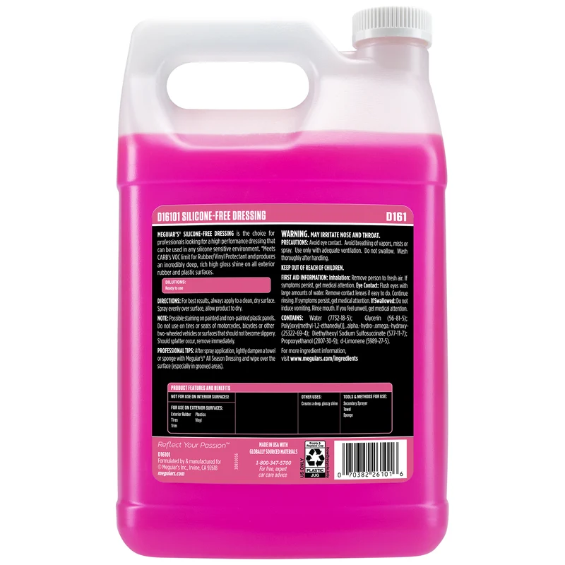 Meguiar’s Professional Silicone-Free Dressing D161 – 3.78 L (1 gal) - Image 5