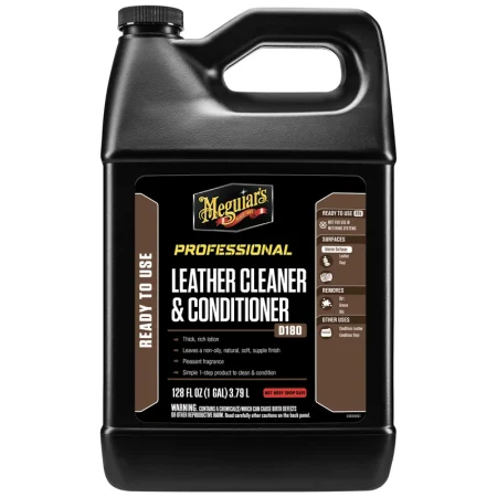 Meguiar’s Professional Leather Cleaner & Conditioner D180 – 3.78 L (1 gal)
