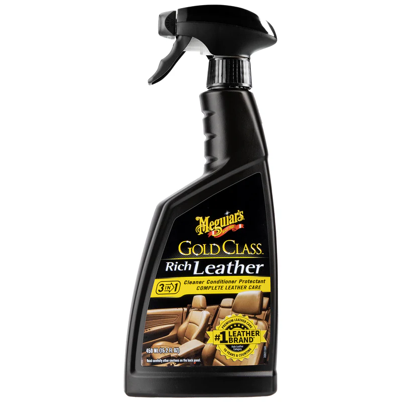 Meguiar’s Gold Class Rich Leather 3-in-1 Spray – 450 ml (15.2 oz)