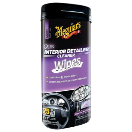Meguiar's Quik Interior Detailer Cleaner Wipes (25 Wipes)