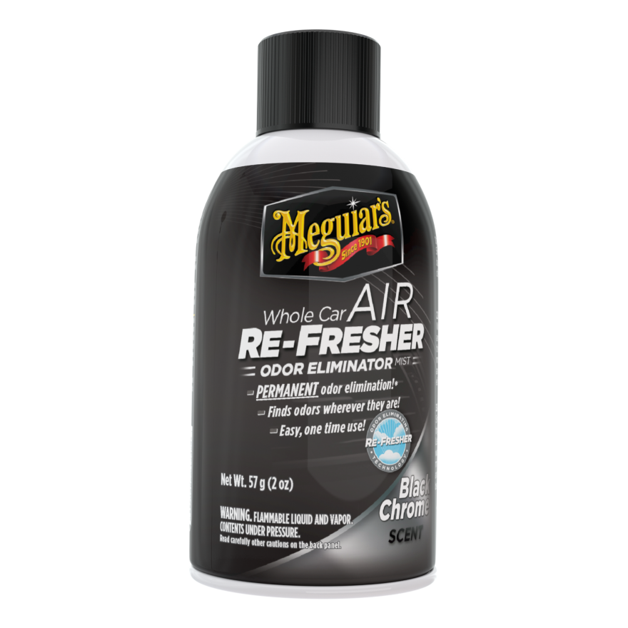 Meguiar’s Whole Car Air Re-Fresher Odor Eliminator Mist – Black Chrome Scent – 59 ml (2 oz) - Image 3