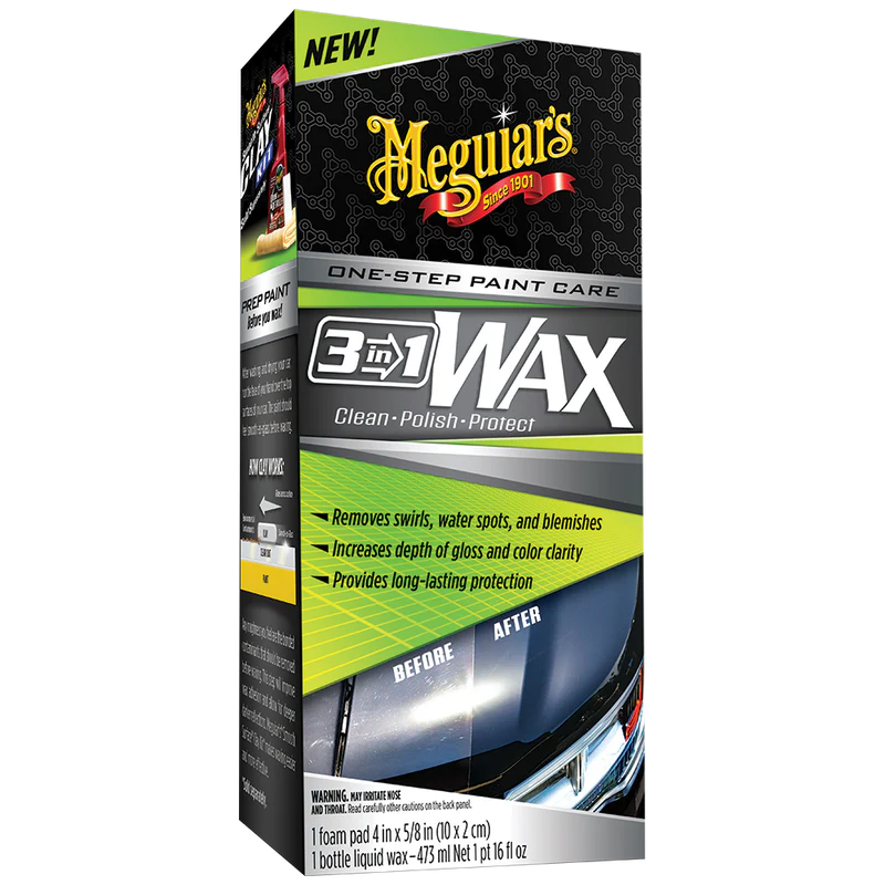 Meguiar’s 3-in-1 Wax – 473 ml (16 oz)