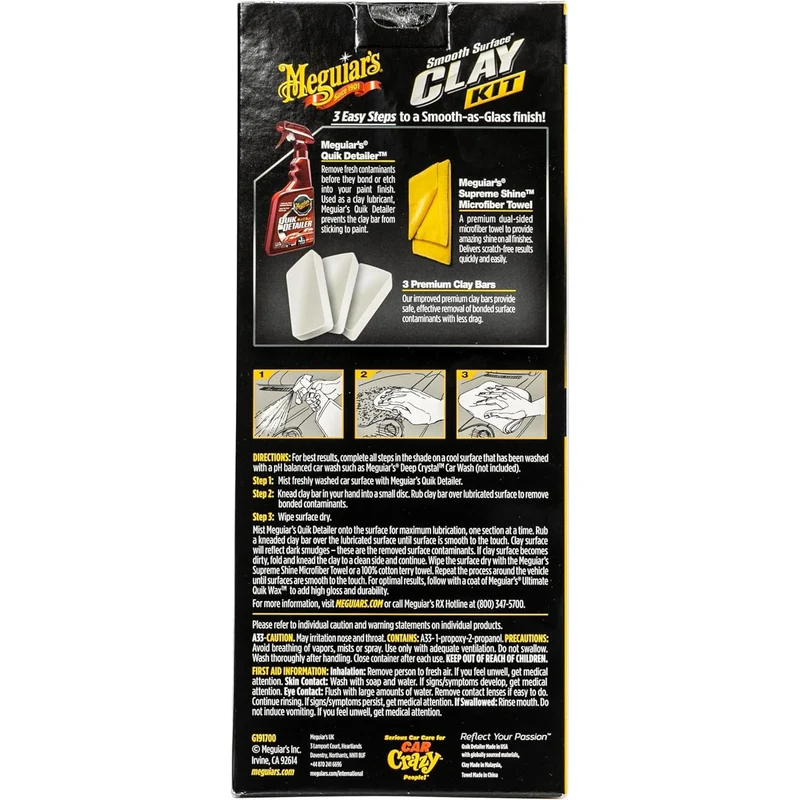 Meguiar's Smooth Surface Clay Kit - Image 4