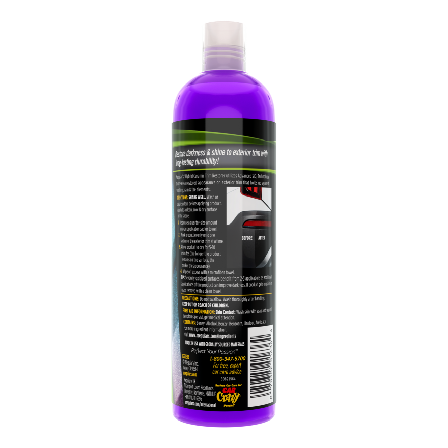 Hybrid Ceramic Trim Restorer, G220316- Trim & Plastics Restorer,Back to Black 473ml - Image 3