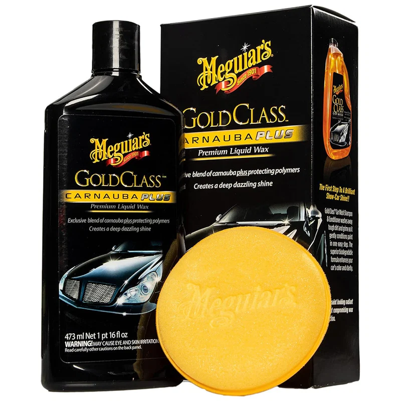 Meguiar’s Gold Class Carnauba Plus Premium Liquid Wax – 473 ml (16 oz)