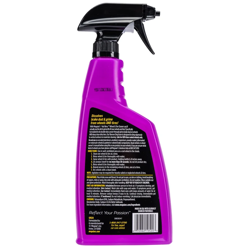 Meguiar’s Hot Rims Wheel & Tire Cleaner – 710 ml (24 oz) - Image 4