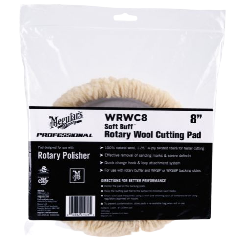 Soft Buff Rotary Wool Pad 8 WRWC8