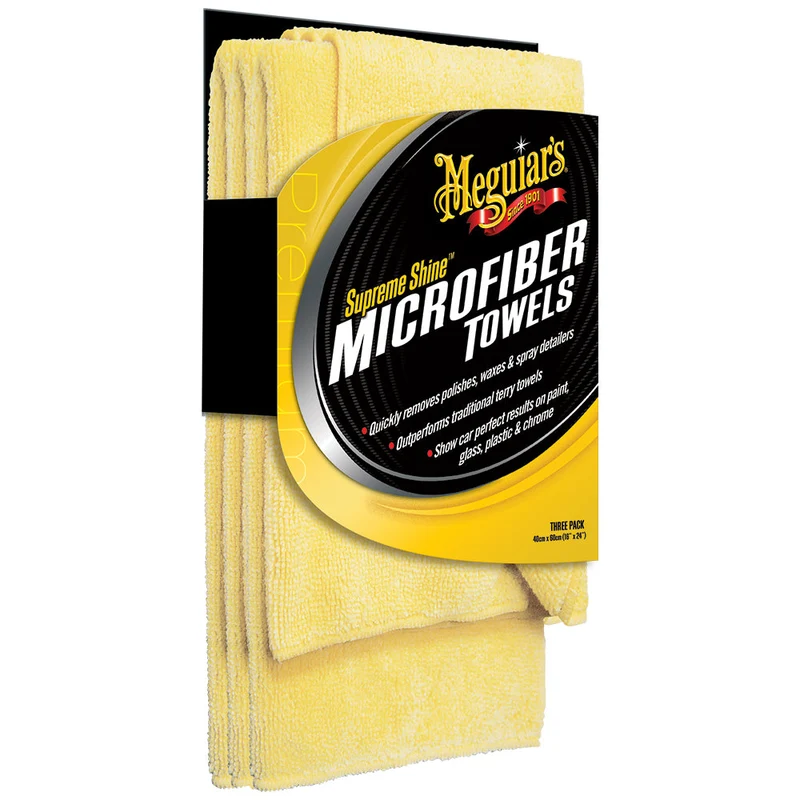 Meguiar's Supreme Shine Microfiber Towels (3-Pack)